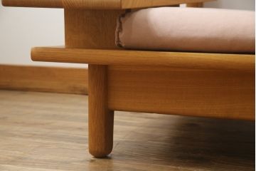 中古　飛騨産業　キツツキ　森のことば　両肘付きソファ3P(SN105SO)　木のぬくもりを感じる3人掛けソファ(三人掛け、トリプルソファ、アームソファ)(R-074938)