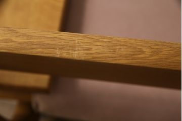 中古　飛騨産業　キツツキ　森のことば　両肘付きソファ3P(SN105SO)　木のぬくもりを感じる3人掛けソファ(三人掛け、トリプルソファ、アームソファ)(R-074938)