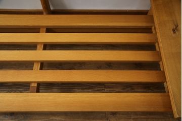 中古　飛騨産業　キツツキ　森のことば　両肘付きソファ3P(SN105SO)　木のぬくもりを感じる3人掛けソファ(三人掛け、トリプルソファ、アームソファ)(R-074938)