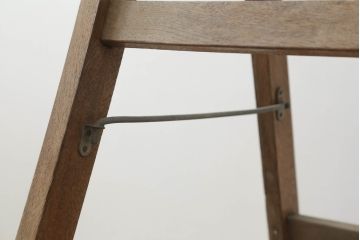 和製アンティーク　味わいのある風合いが魅力のステップラダー(脚立、はしご、梯子)(R-074952)