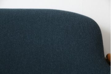 中古　超希少　キタニ(KITANI)　フィン・ユール(FINN JUHL)デザイン　FJ-02　美しいデザインが魅力の2人掛けソファ(2P、二人掛け)(R-074956)
