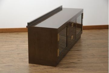中古　美品　カリモク家具(karimoku)　domani(ドマーニ)　Morganton(モーガントン)　上品な佇まいのテレビ台(テレビボード、リビングボード、ローボード、収納棚、戸棚)(R-074960)