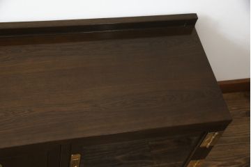 中古　美品　カリモク家具(karimoku)　domani(ドマーニ)　Morganton(モーガントン)　上品な佇まいのテレビ台(テレビボード、リビングボード、ローボード、収納棚、戸棚)(R-074960)