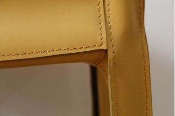 中古　美品　Cassina(カッシーナ)　412　CAB(キャブ)　MARIO BELLINI(マリオベリーニ)　シンプルモダンな空間づくりに活躍するアームレスチェア2脚セット(ダイニングチェア、椅子、イス、バラ売り可能)(定価2脚で約47万9千円)(R-074963)