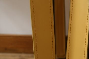 中古　美品　Cassina(カッシーナ)　412　CAB(キャブ)　MARIO BELLINI(マリオベリーニ)　シンプルモダンな空間づくりに活躍するアームレスチェア2脚セット(ダイニングチェア、椅子、イス、バラ売り可能)(定価2脚で約47万9千円)(R-074963)