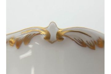 ドイツ　マイセン　Meissen　金彩　ブルーフラワー　青い花と昆虫　藍色の濃淡で表現されたデザインが素敵なベース&小物入れ(花瓶、ミニベース、花入れ、蓋物、ボンボニエール、キャンディーポット)(R-074977)