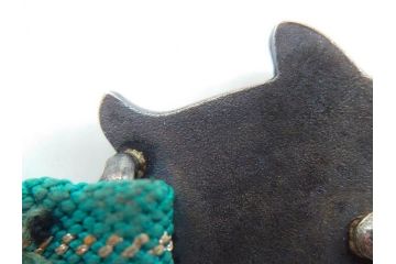 作家物　芳昭銘　金工　彫刻　意匠を凝らしたうさぎが愛らしい帯留め(金属工芸、兎、ウサギ、和装小物、着物道具、帯締め、アクセサリー)(R-074982)