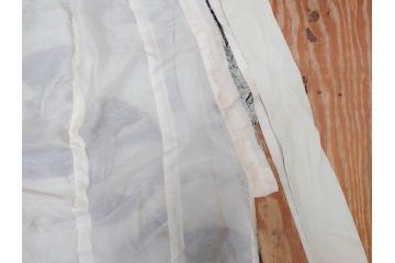 大正〜昭和初期　アンティーク　縮緬(ちりめん)　子供着物　金魚(子ども、古布、リメイク、衣装、大正ロマン、レトロ、Japanese KIMONO)(R-074991)