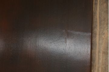 和製ビンテージ　民芸家具　クラシカルな佇まいが魅力的なハンガーポール付き縦型キャビネット(ワードローブ、洋服タンス、衣装タンス、収納棚、戸棚、ヴィンテージ)(R-075009)