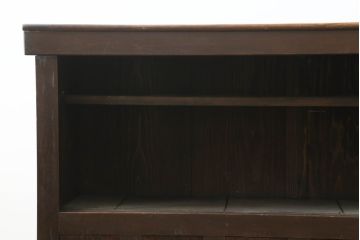和製アンティーク　前面欅(ケヤキ)材　檜(ヒノキ)材　長い歳月を重ねた味わいが魅力の五尺水屋箪笥サイドボード(時代箪笥、収納棚、戸棚、引き出し、サイドキャビネット、テレビ台、テレビボード)(R-075015)