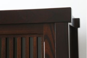 中古　美品　上質な和の空間を演出する二段重ね水屋箪笥(食器棚、茶箪笥、キャビネット、収納棚、戸棚、店舗什器)(R-075017)