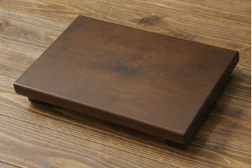 中古　国産職人手作り　カバ材　モダンデザインがお洒落な和風サイドボード(サイドキャビネット、収納棚、戸棚、食器棚)(R-075020)