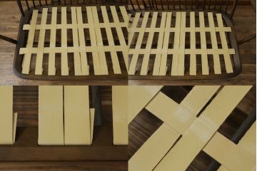 中古　美品!!　ERCOL(アーコール)　ボタニカル柄のファブリックが上品な2人掛けソファ(アームソファ、2Pソファ、二人掛け、英国、北欧)(R-075022)