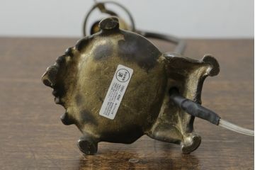 アンティーク照明　フランス　エミールガレ　工房　繊細なデザインと温かみのある色合いが魅力のデスクランプ(テーブルランプ、卓上照明)(R-075042)