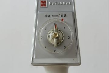 レトロ雑貨　激レア!!　松下電器産業　大型　F-35VG　ナショナル扇風機　箱付き(National、ELECTRIC FAN、3枚羽)(R-075044)
