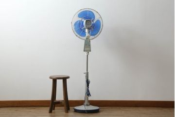 レトロ雑貨　激レア!!　松下電器産業　大型　F-35VG　ナショナル扇風機　箱付き(National、ELECTRIC FAN、3枚羽)(R-075044)