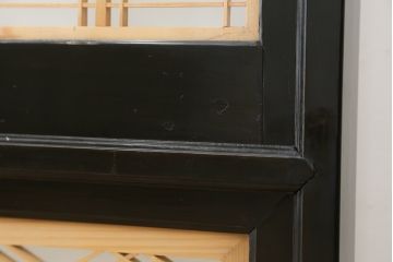 和製ビンテージ　上品な和の空間におすすめの組子衝立て(つい立て、衝い立て、仕切り、パーテーション、店舗什器、ヴィンテージ)(R-075047)