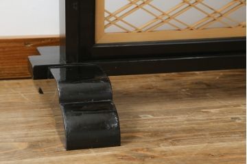 和製ビンテージ　上品な和の空間におすすめの組子衝立て(つい立て、衝い立て、仕切り、パーテーション、店舗什器、ヴィンテージ)(R-075047)