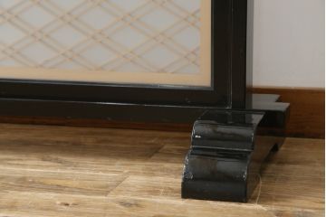 和製ビンテージ　上品な和の空間におすすめの組子衝立て(つい立て、衝い立て、仕切り、パーテーション、店舗什器、ヴィンテージ)(R-075047)