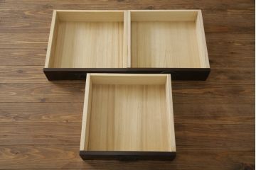 中古　民芸家具　上質な和の雰囲気香る階段箪笥(和箪笥、整理たんす、収納タンス、引き出し)(R-075073)