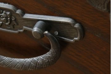 中古　民芸家具　上質な和の雰囲気香る階段箪笥(和箪笥、整理たんす、収納タンス、引き出し)(R-075073)