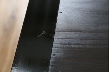 和製アンティーク　美品!!　シックな佇まいが目を惹く会津水屋箪笥サイドボード(収納棚、サイドキャビネット、食器棚、戸棚、テレビ台、テレビボード)(R-075077)