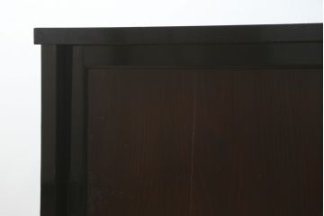 和製アンティーク　美品!!　シックな佇まいが目を惹く会津水屋箪笥サイドボード(収納棚、サイドキャビネット、食器棚、戸棚、テレビ台、テレビボード)(R-075077)