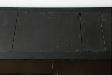 和製アンティーク　美品!!　シックな佇まいが目を惹く会津水屋箪笥サイドボード(収納棚、サイドキャビネット、食器棚、戸棚)(R-075078)