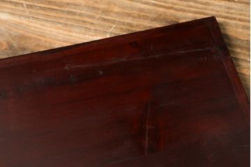 中古　美品!!　楡(ニレ)材　組み合わせ式　収納力抜群!!金具の素敵な両面使いできる階段箪笥(和箪笥、和タンス、収納箪笥)(R-075079)
