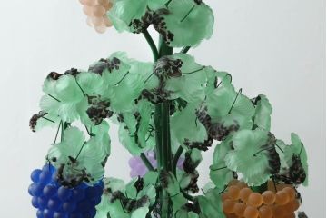 中古　イタリア製　トーソー社(TOSO CESARE)　ムラーノガラス(Murano　Glass)　ブドウ(葡萄、ぶどう)　13灯　空間のアクセントになるスタンドライト(フロアスタンド、スタンド照明、フロア照明、ベネチアングラス、ヴェネチアングラス、ムラノガラス)(※商品画像はイメージです)(定価約130万円)(R-075080)