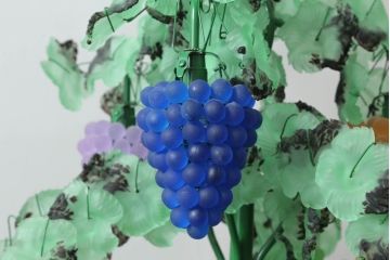 中古　イタリア製　トーソー社(TOSO CESARE)　ムラーノガラス(Murano　Glass)　ブドウ(葡萄、ぶどう)　13灯　空間のアクセントになるスタンドライト(フロアスタンド、スタンド照明、フロア照明、ベネチアングラス、ヴェネチアングラス、ムラノガラス)(※商品画像はイメージです)(定価約130万円)(R-075080)