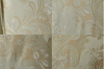 中古　イタリア高級家具　SILIK(シリック)　優雅で上品なロココ調の3人掛けソファ　(R-075094)