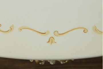 中古　美品　イタリア高級家具　SILIK(シリック)　ロココ調　優雅で上品な空間づくりにぴったりなセンターテーブル(ローテーブル、ソファテーブル、リビングテーブル、4人掛け)(定価約42万円)(R-075095)