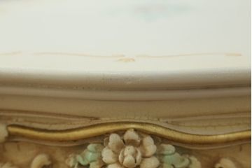 中古　美品　イタリア高級家具　SILIK(シリック)　ロココ調　優雅で上品な空間づくりにぴったりなセンターテーブル(ローテーブル、ソファテーブル、リビングテーブル、4人掛け)(定価約42万円)(R-075095)