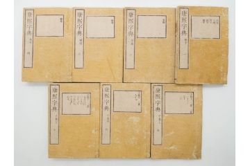 明治19年　中国漢字辞典　康熙字典40冊セット(唐本、翻刻、木箱付き)(R-075107)
