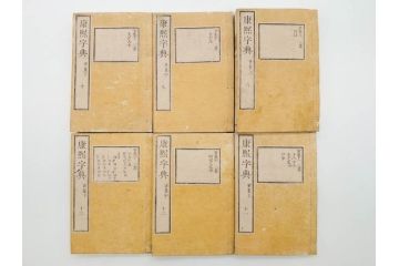 明治19年　中国漢字辞典　康熙字典40冊セット(唐本、翻刻、木箱付き)(R-075107)
