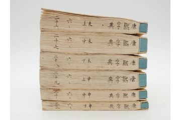 明治19年　中国漢字辞典　康熙字典40冊セット(唐本、翻刻、木箱付き)(R-075107)