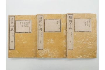 明治19年　中国漢字辞典　康熙字典40冊セット(唐本、翻刻、木箱付き)(R-075107)