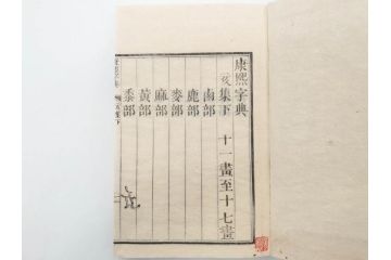 明治19年　中国漢字辞典　康熙字典40冊セット(唐本、翻刻、木箱付き)(R-075107)