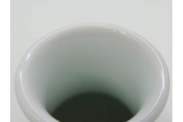 重要無形文化財　人間国宝　十四代　酒井田柿右衛門　錦　苺花文　酒器　なめらかなフォルムと繊細な色絵が魅力的な徳利1本&猪口2客セット(とっくり、おちょこ、ぐい呑み、和食器、共箱付き)(R-075109)