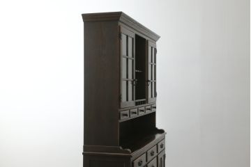 中古　美品!!　飛騨産業　PROVINCIAL(プロヴィンシャル・プロビンシャル)　クラシカルな空間づくりにぴったりなカップボード(収納棚、戸棚、飾り棚、食器棚、キャビネット)(定価約133万円)(R-075148)