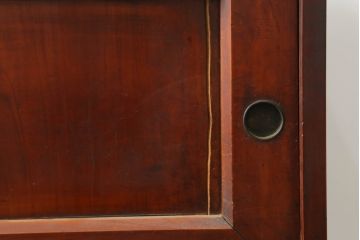 和製アンティーク　前面檜(ヒノキ)材　趣のある佇まいが魅力的なローボード(和たんす、時代箪笥、収納箪笥、引き出し、ローチェスト、テレビ台、テレビボード)(R-075183)