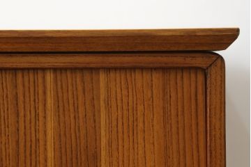 和製ビンテージ　桐箪笥リメイク　北欧デザインにリメイクしたモダンなローボード(テレビ台、テレビボード、ローチェスト、引き出し、収納棚、戸棚、ヴィンテージ)(R-075188)