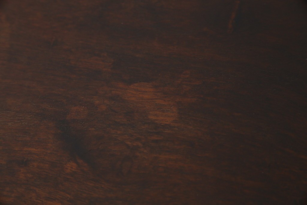 和製ヴィンテージ　花梨(カリン)材　象嵌入り　品の良い螺鈿(ラデン)が美しい飾り棚　(R-075191)