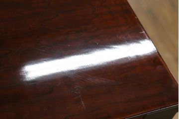 中古　美品!!　岩谷堂箪笥　別注　華塗り(木地呂塗り)　立派な手打ち金具が和の雰囲気を高める和箪笥(収納箪笥、衣装箪笥、引き出し、サイドチェスト)(定価約160万円)(R-075194)