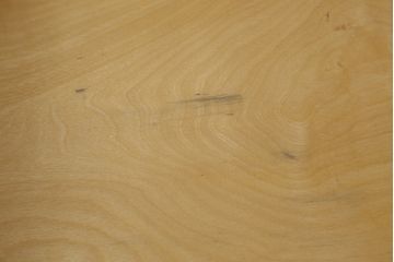 和製ビンテージ　松本民芸家具　珍しいデザインのつまみが可愛らしいデスク(机、片袖机、ワークデスク、在宅用、在宅ワーク用、ヴィンテージ)(R-075197)