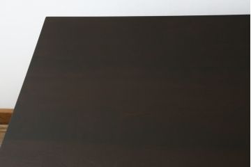 和製ビンテージ　松本民芸家具　珍しいデザインのつまみが可愛らしいデスク(机、片袖机、ワークデスク、在宅用、在宅ワーク用、ヴィンテージ)(R-075197)