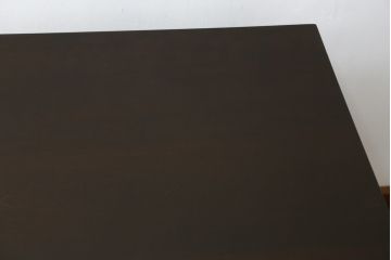 和製ビンテージ　松本民芸家具　珍しいデザインのつまみが可愛らしいデスク(机、片袖机、ワークデスク、在宅用、在宅ワーク用、ヴィンテージ)(R-075197)
