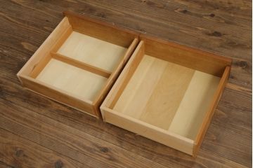 和製ビンテージ　日田工芸　チーク材　モダンな北欧デザインが素敵なキャビネット(食器棚、カップボード、収納棚、戸棚、飾り棚、ヴィンテージ)(R-075199)