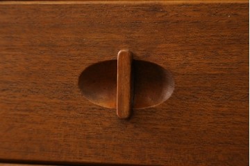 和製ヴィンテージ　日田工芸　チーク材　北欧デザインのキャビネット　(R-075199)